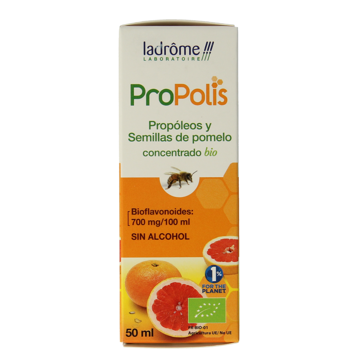 Ladrome Propolis pompelmoes pit concentraat bio 50.00 Milliliter
