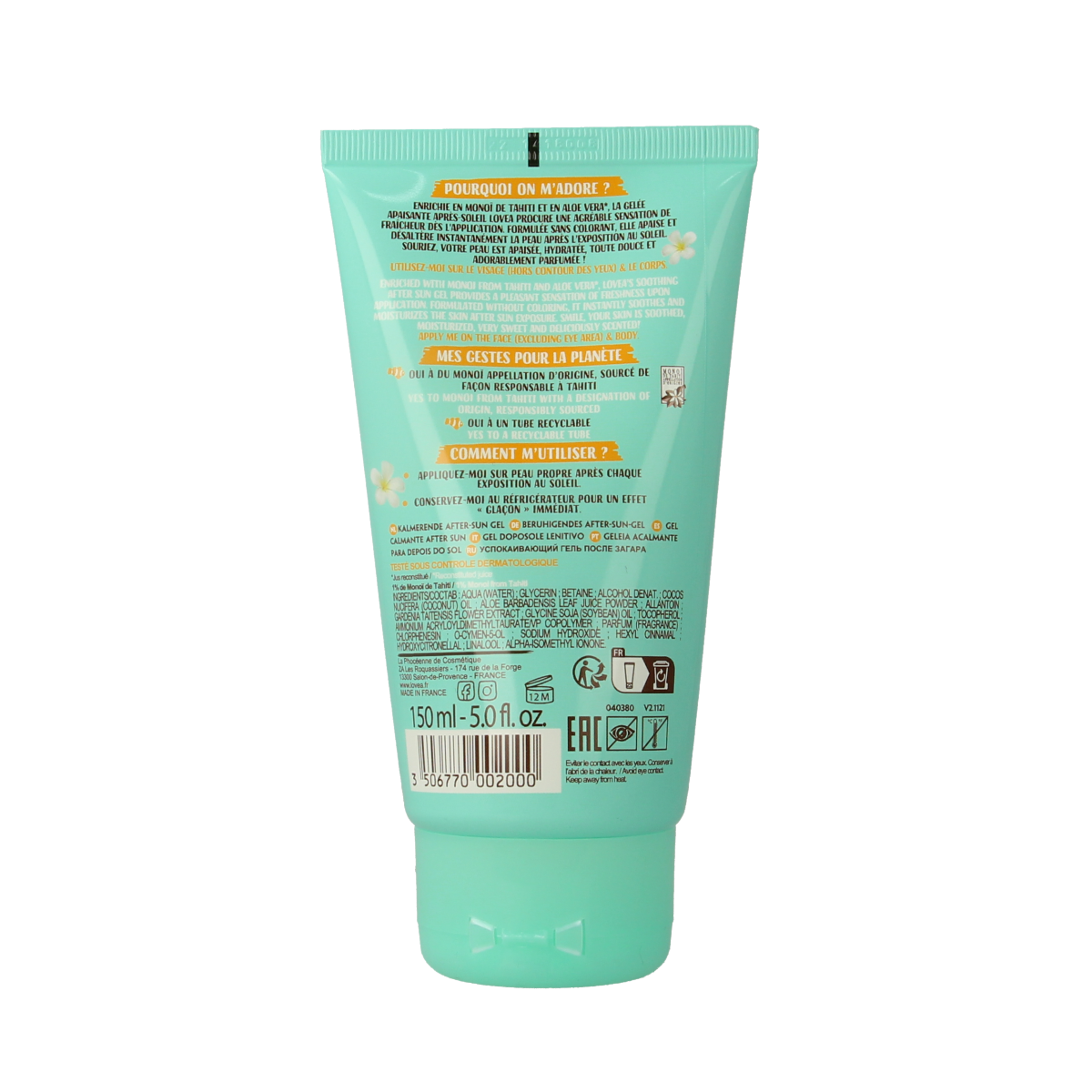 Lovea Moisturizing aftersun gel 150.00 Milliliter