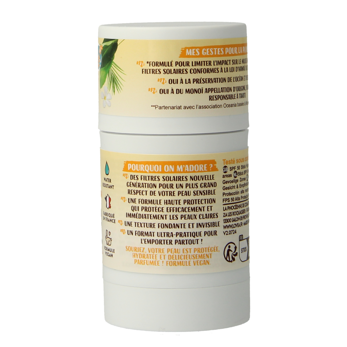 Lovea Face & sensitive areas stick SPF50 40.00 Gram