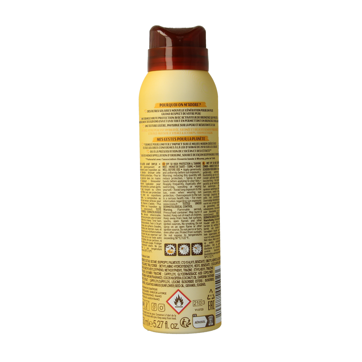 Lovea High protection & tanning mist SPF50 150.00 Milliliter