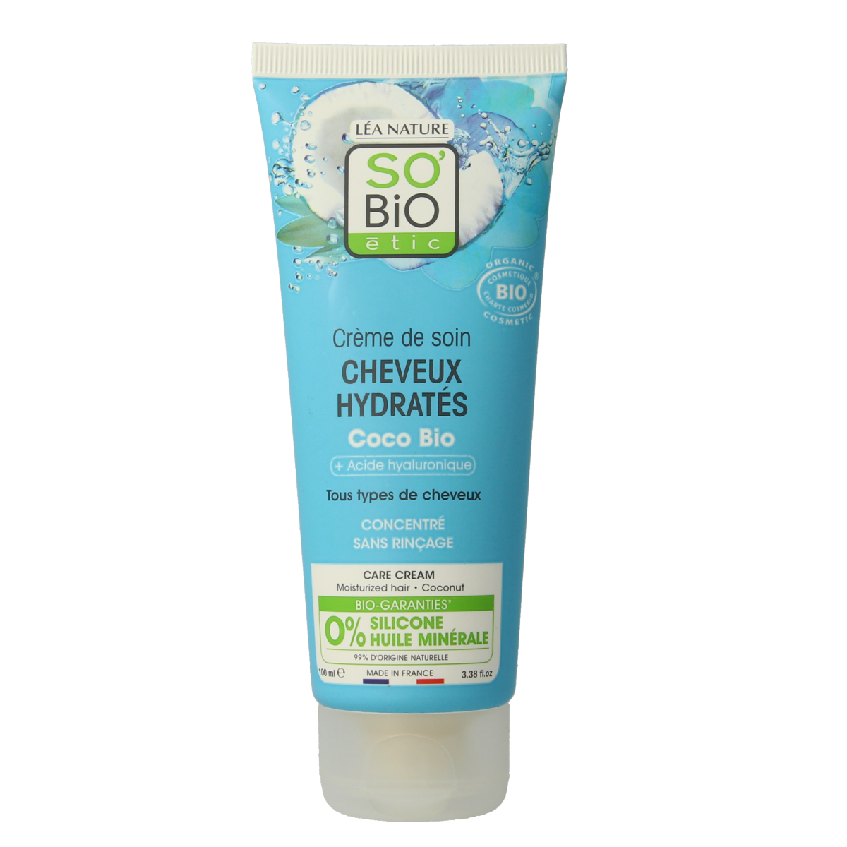 So Bio Etic Leave in haarmasker coco hyaluronic acid 100.00 Milliliter