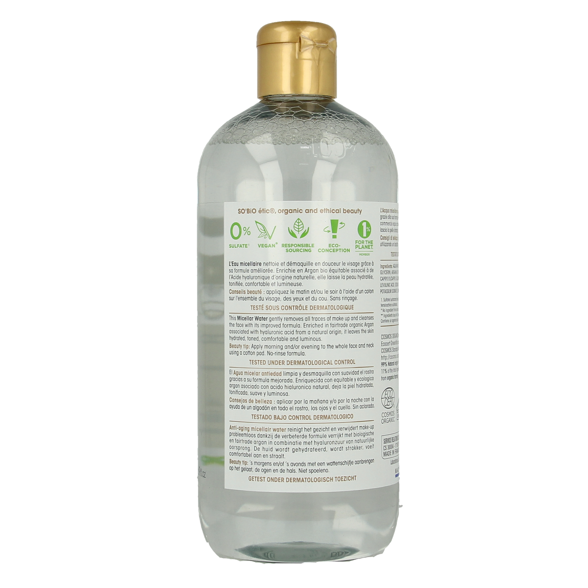 So Bio Etic Argan anti-aging micellar water 500.00 Milliliter