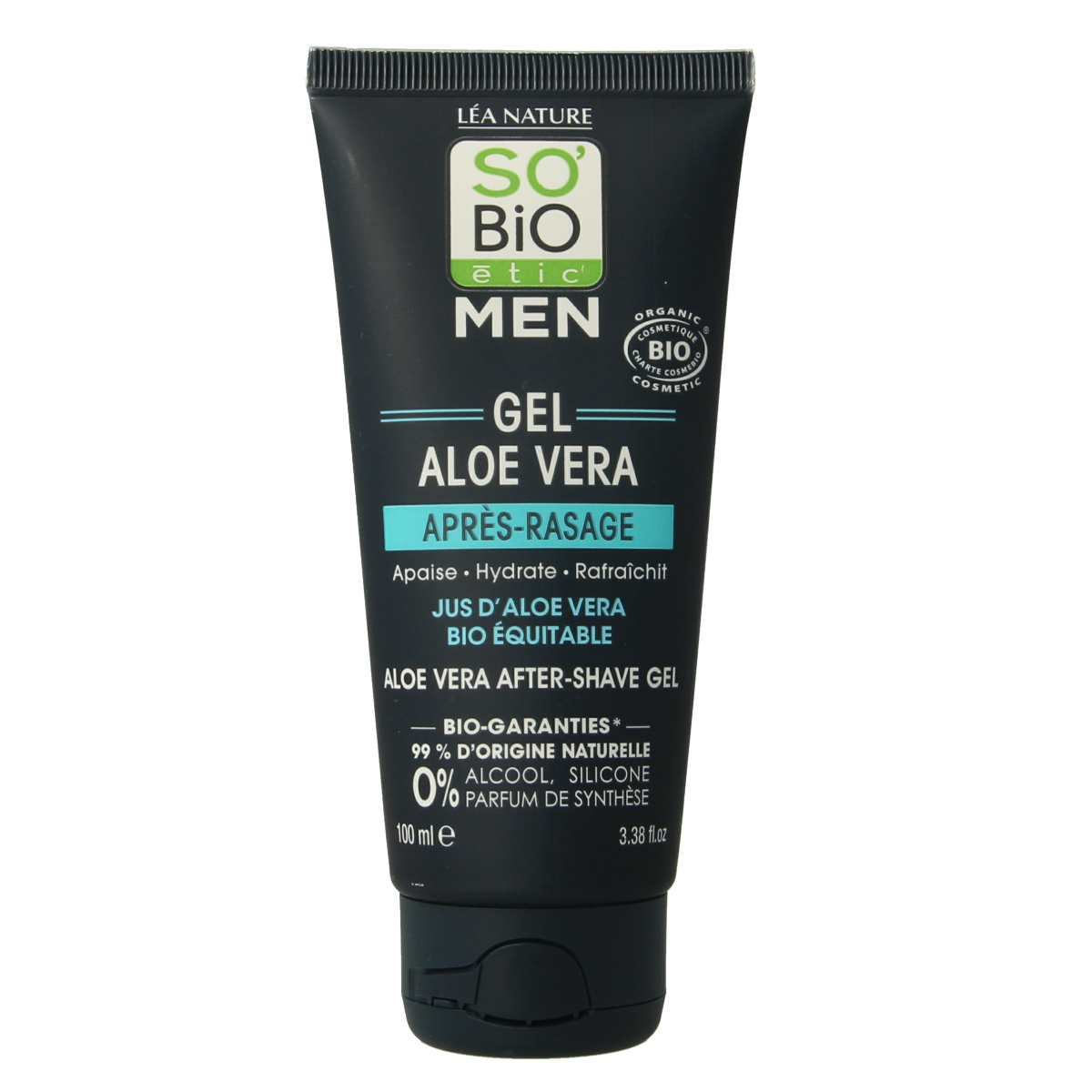 So Bio Etic For men aftershave gel aloe vera 100.00 Milliliter