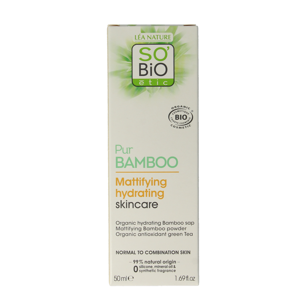 So Bio Etic Bamboo mattifying hydrating cream 50.00 Milliliter