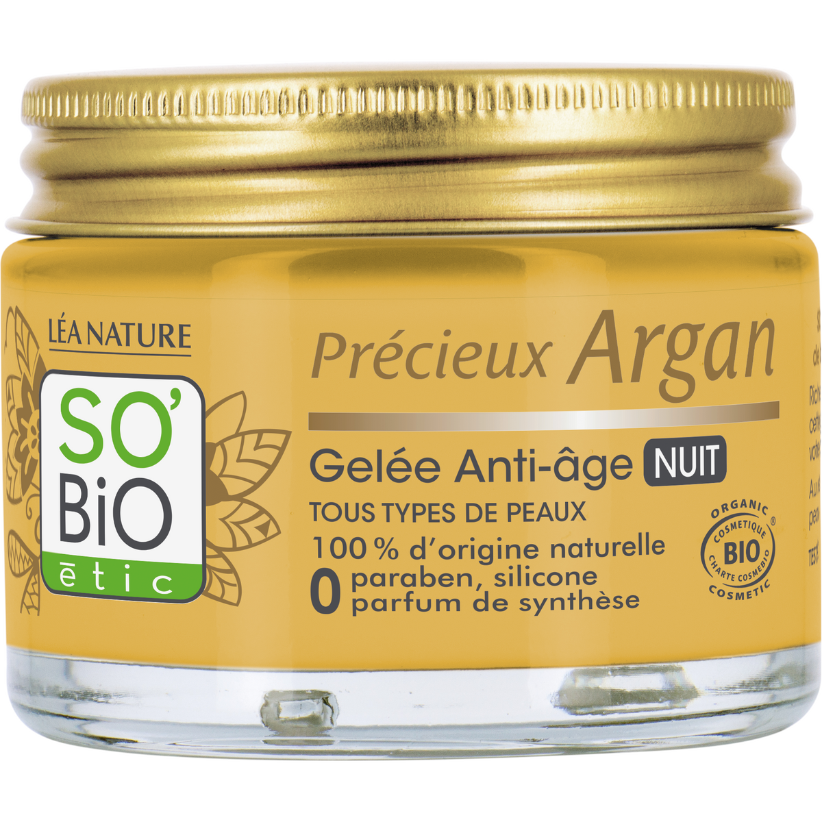 So Bio Etic Argan anti-aging night gel 40.00 Milliliter