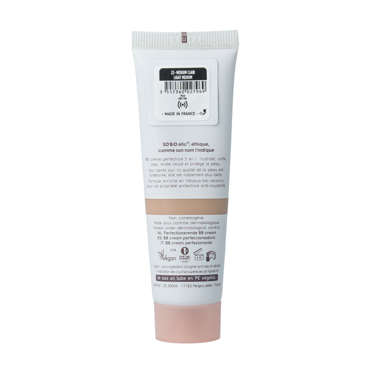 So Bio Etic BB cream 5in1 perfect 22 medium claire 30.00 Milliliter