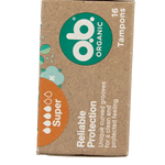 OB Tampons  organic super 16.00 Stuks