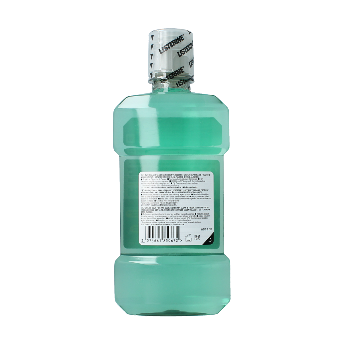 Listerine Mondwater clean & fresh 500.00 Milliliter