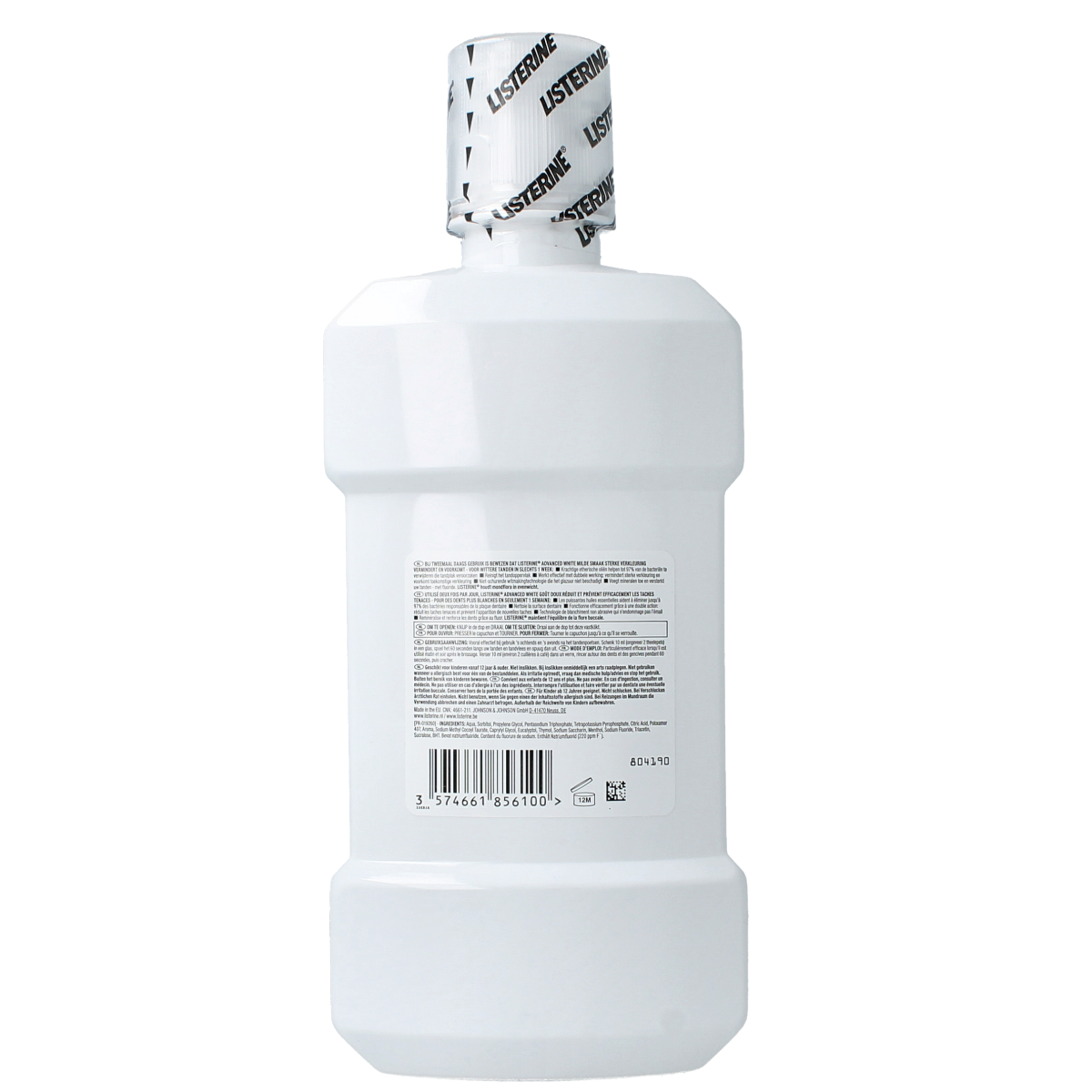 Listerine Mondwater advanced white mild 500.00 Milliliter