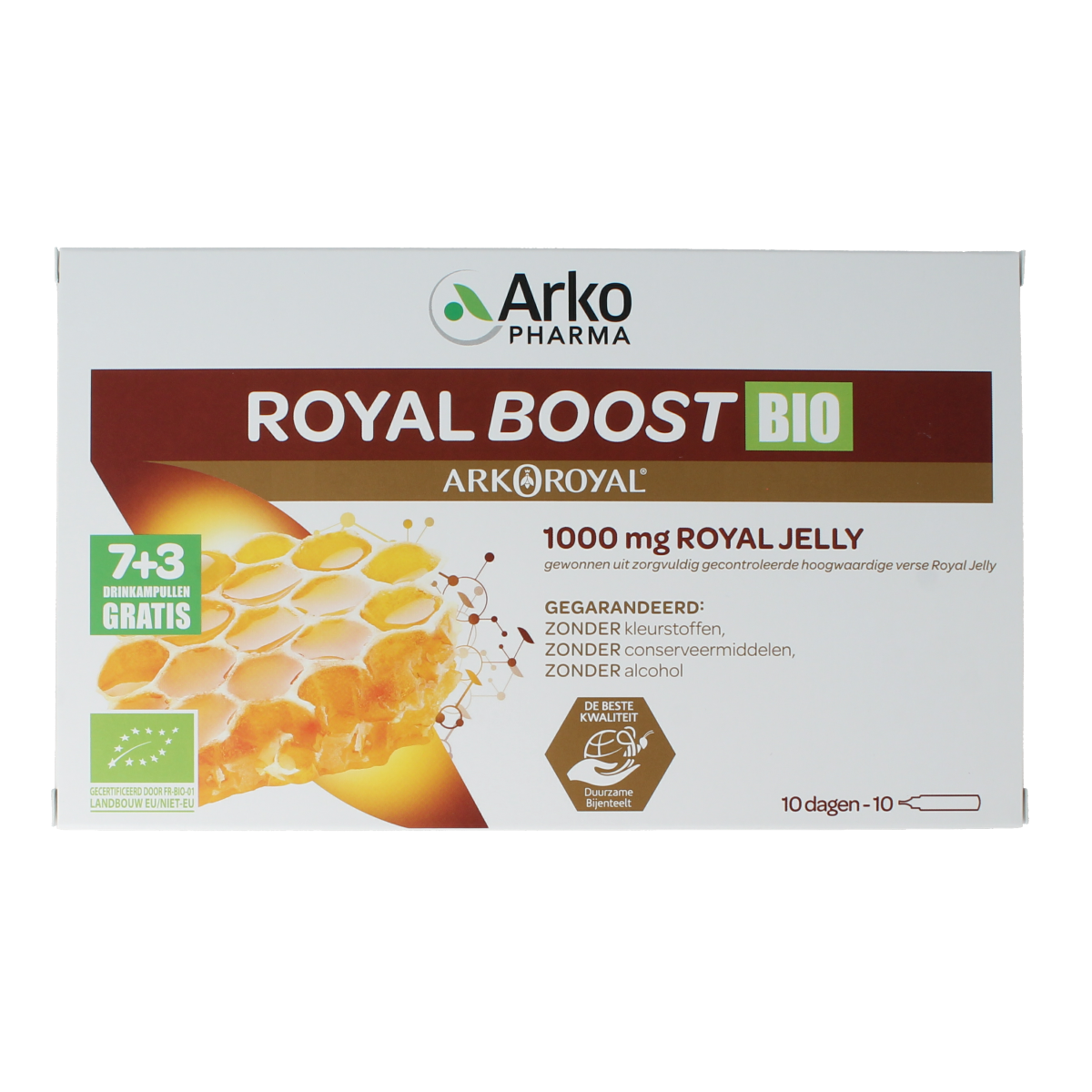 Royal Boost Royal Jelly boost (7 + 3) 15ml per ampul bio 10.00 Ampullen