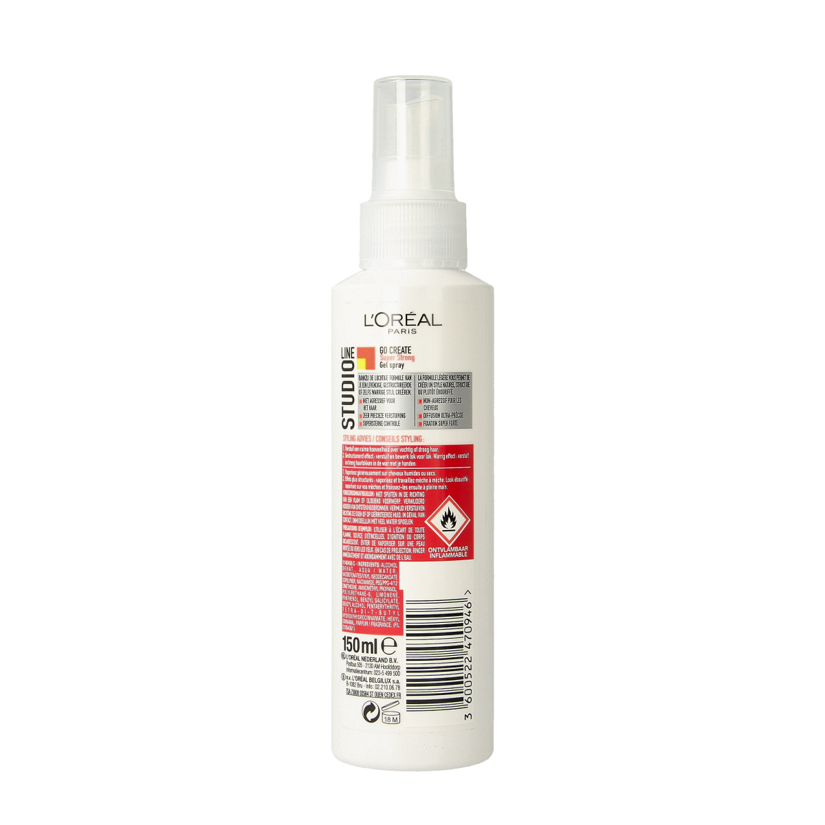 Studio Line Studio line fix gel super strong vapo 150.00 Milliliter