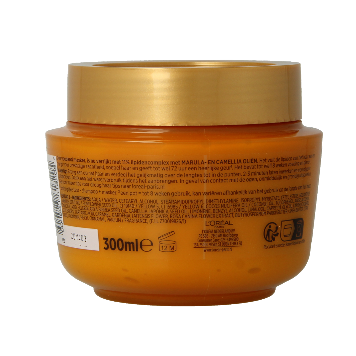 Elvive Haarmasker extraordinary oil 300.00 Milliliter