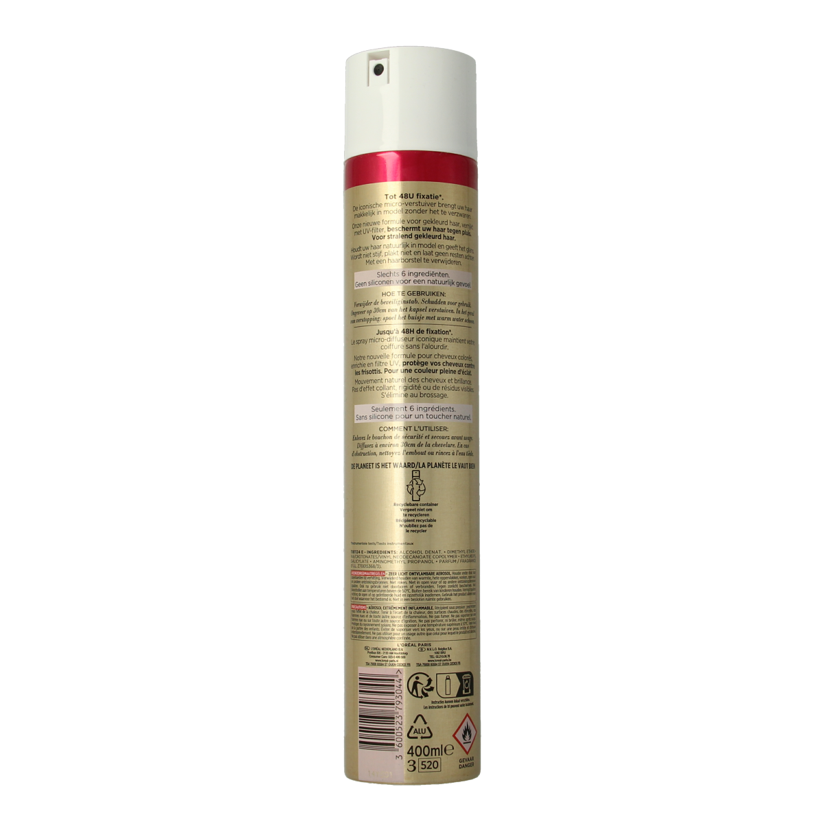 Elnett Satin kleurbescherming 400.00 Milliliter