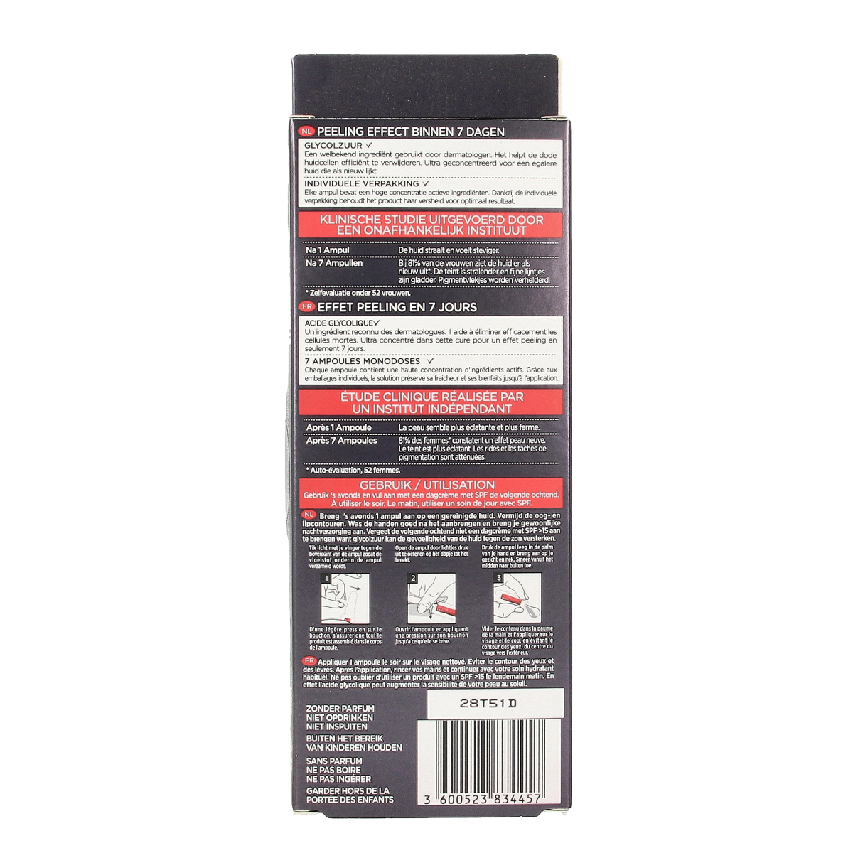 L'Oreal Paris Revitalift Laser X3 Peeling Effect Ampullen  7.00 Ampullen