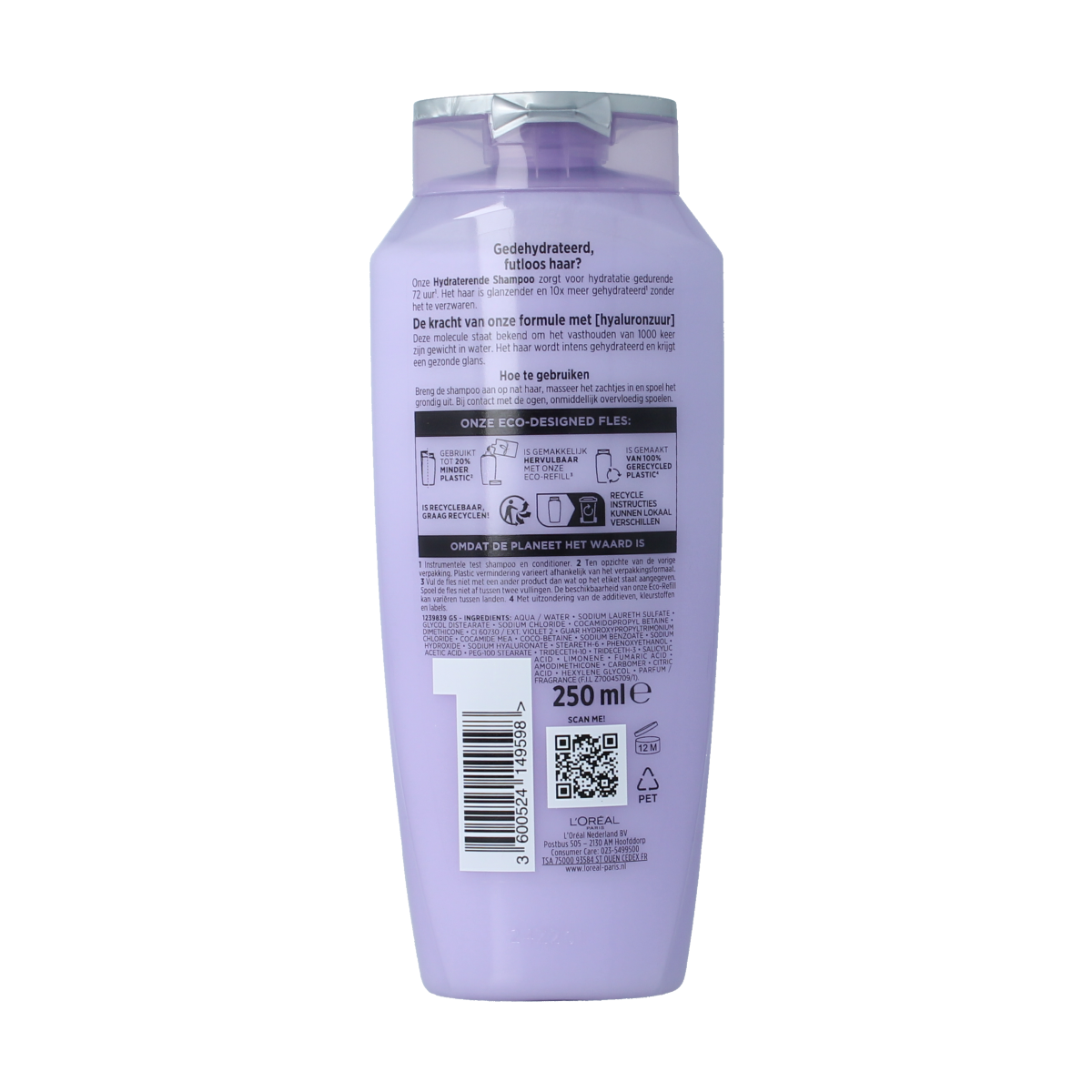Elvive Shampoo hydra hyaluronic 250.00 Milliliter