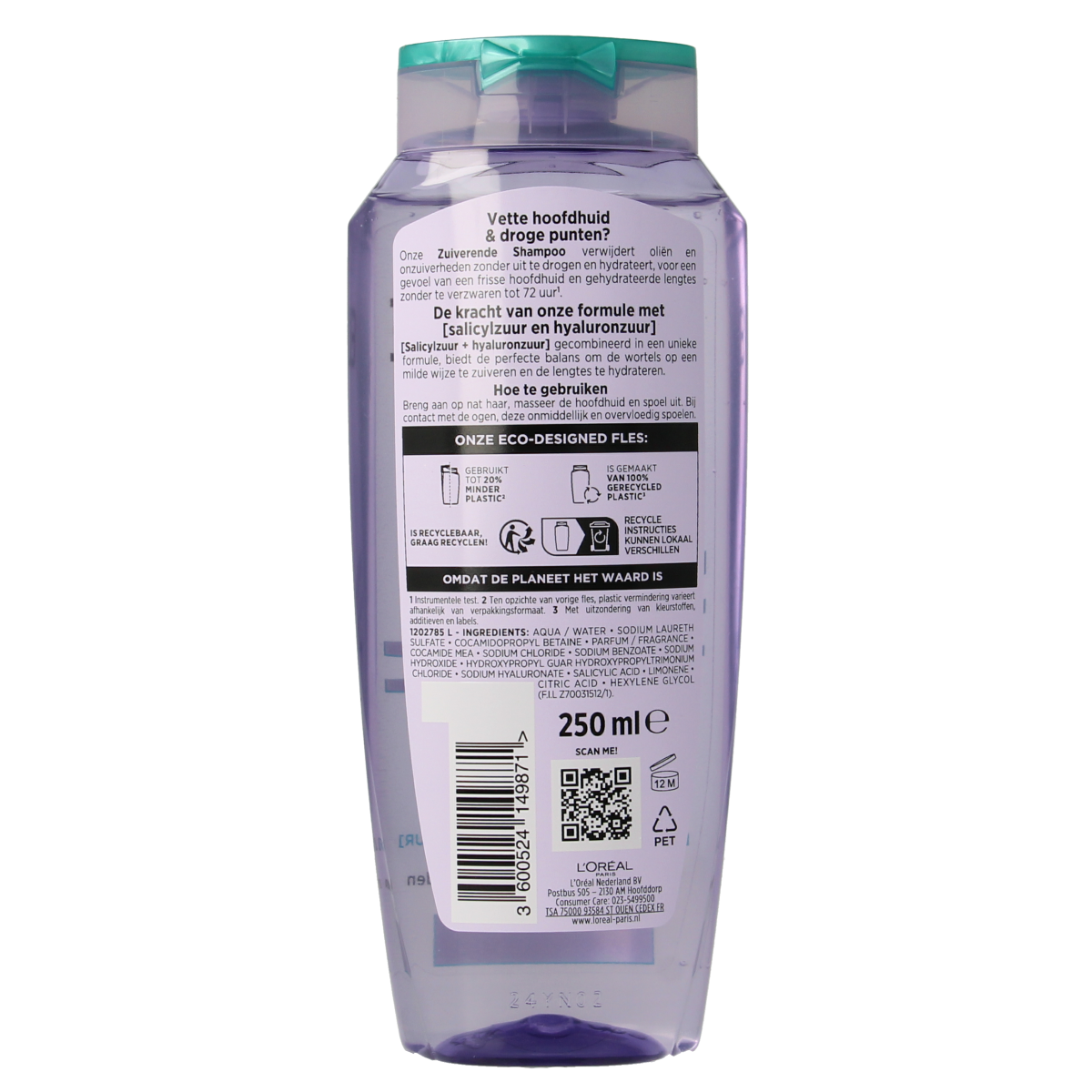 Elvive Shampoo hyaluron pure 250.00 Milliliter