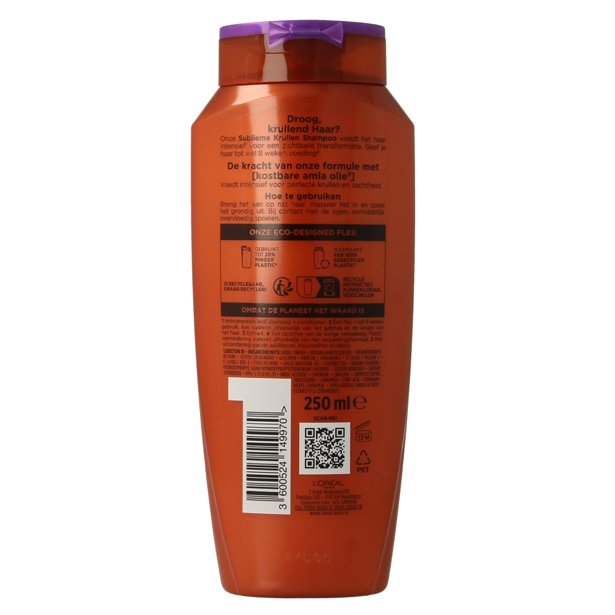 Elvive Shampoo krul verzorging 250.00 Milliliter