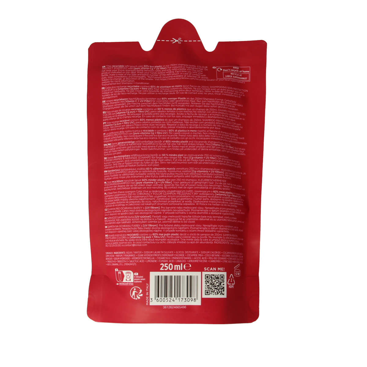 Elvive Shampoo color vive navulling 250.00 Milliliter