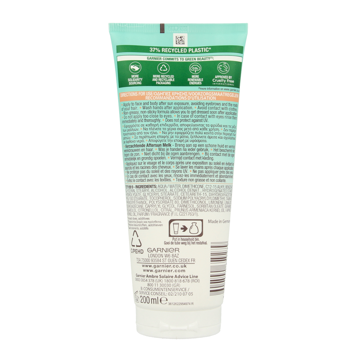 Ambre Solaire Aftersun zelfbruiner 200.00 Milliliter