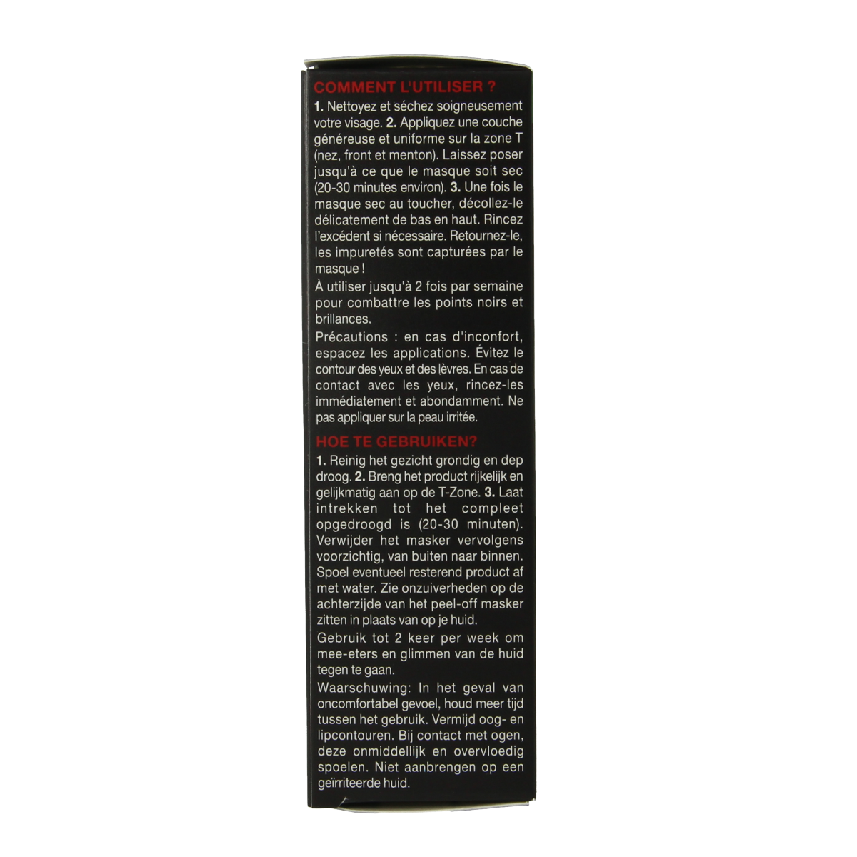 Garnier Pure active peel-off masker charcoal 50.00 Milliliter
