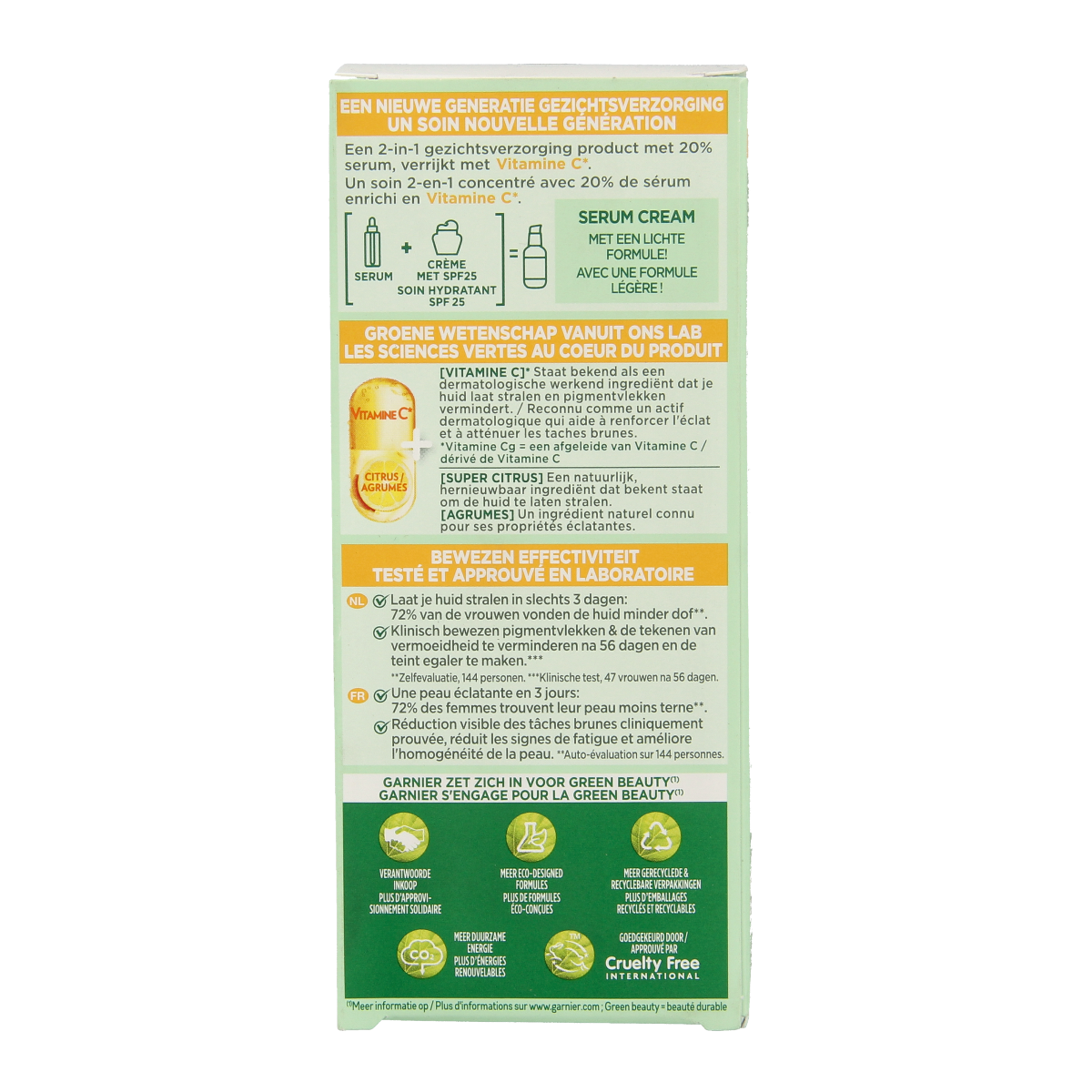 Garnier SkinActive vitamine C serum cream SPF25 50.00 Milliliter