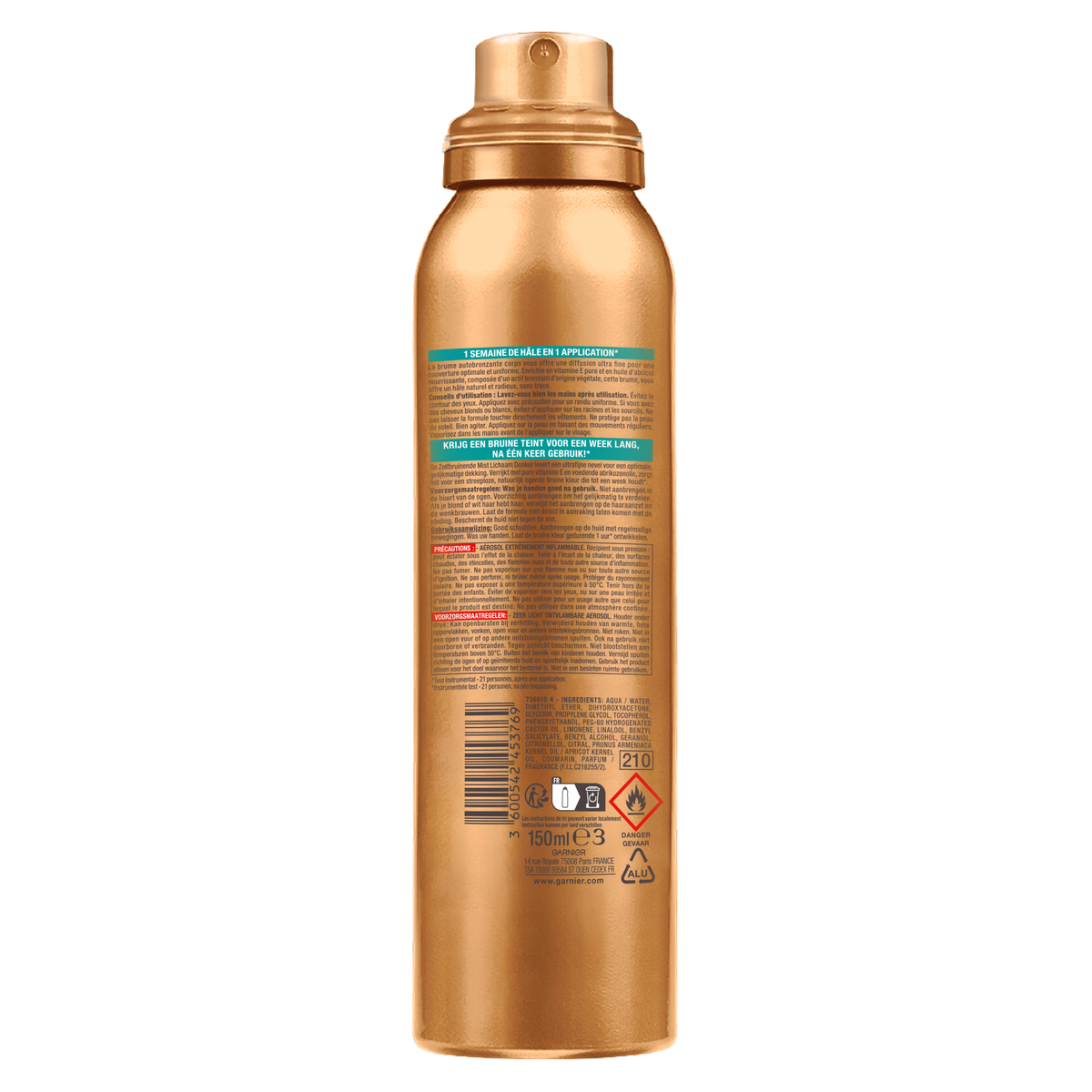 Ambre Solaire Zelfbruinerspray  150 Milliliter
