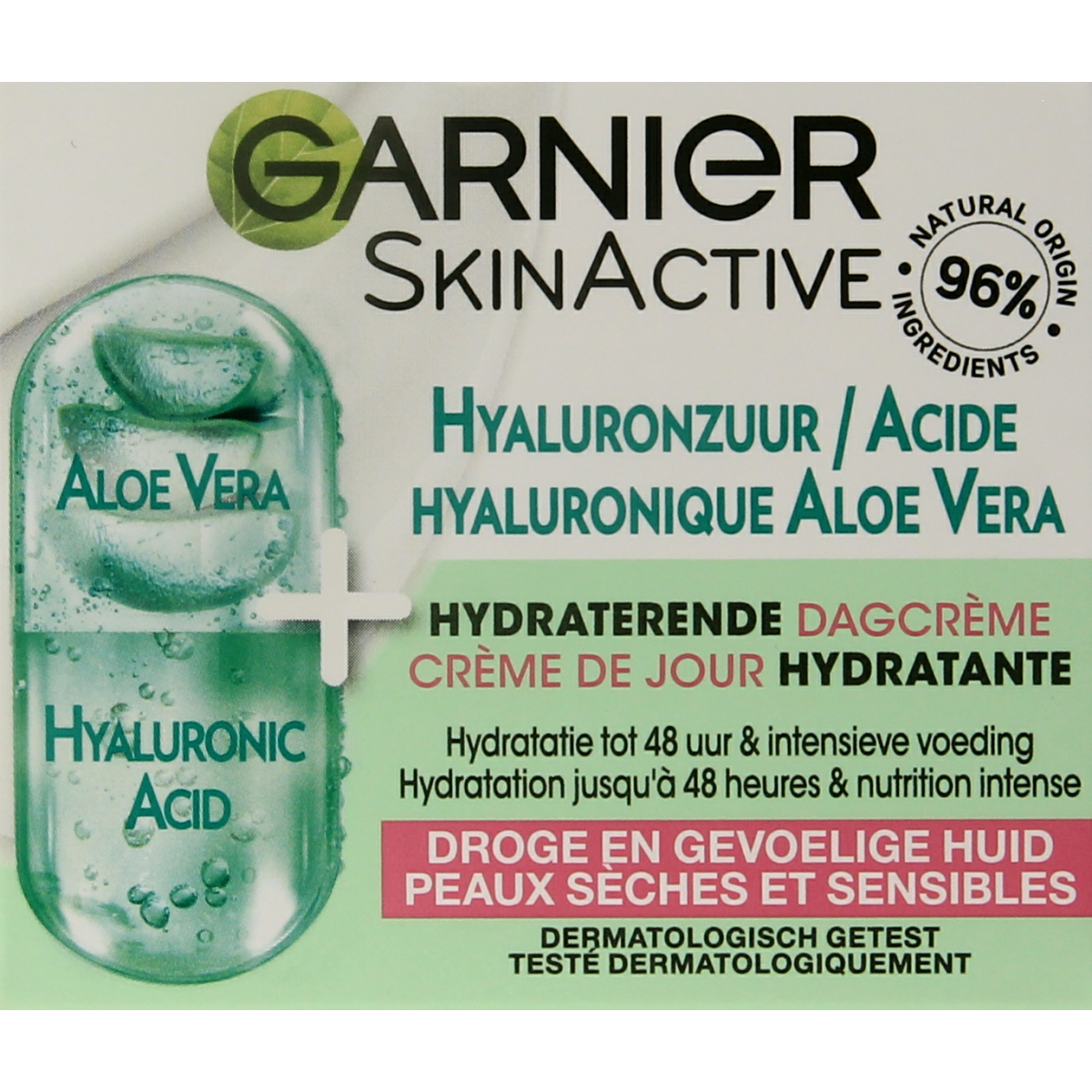 Garnier SkinActive dagcreme hyaluronzuur aloe vera 50.00 Milliliter