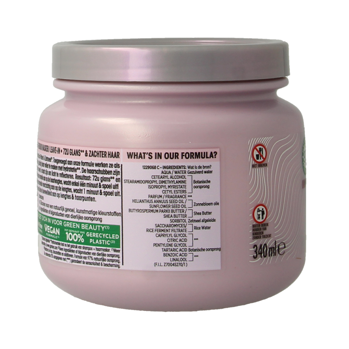 Garnier Loving blends rice water infusion haarmasker 340.00 Milliliter