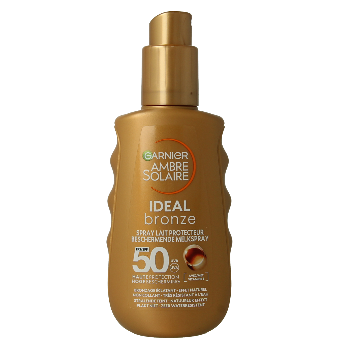 Ambre Solaire Melkspray ideal bronze SPF50 150.00 Milliliter