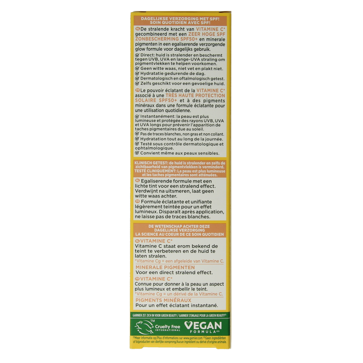 Garnier SkinActive vitamine C glowy UV fluid SPF50+ 40.00 Milliliter