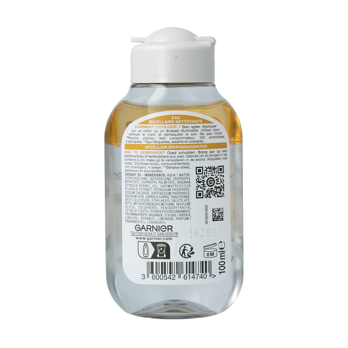 Garnier SkinActive micellair reinigingswater olie 100.00 Milliliter