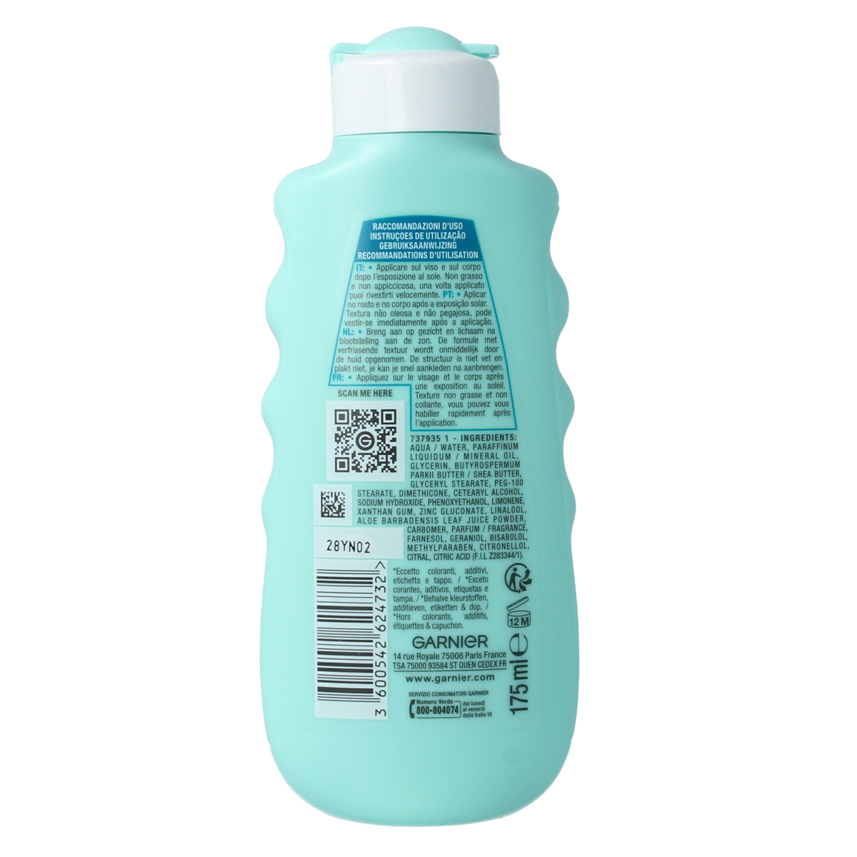 Ambre Solaire Aftersun melk verzachtend 175.00 Milliliter