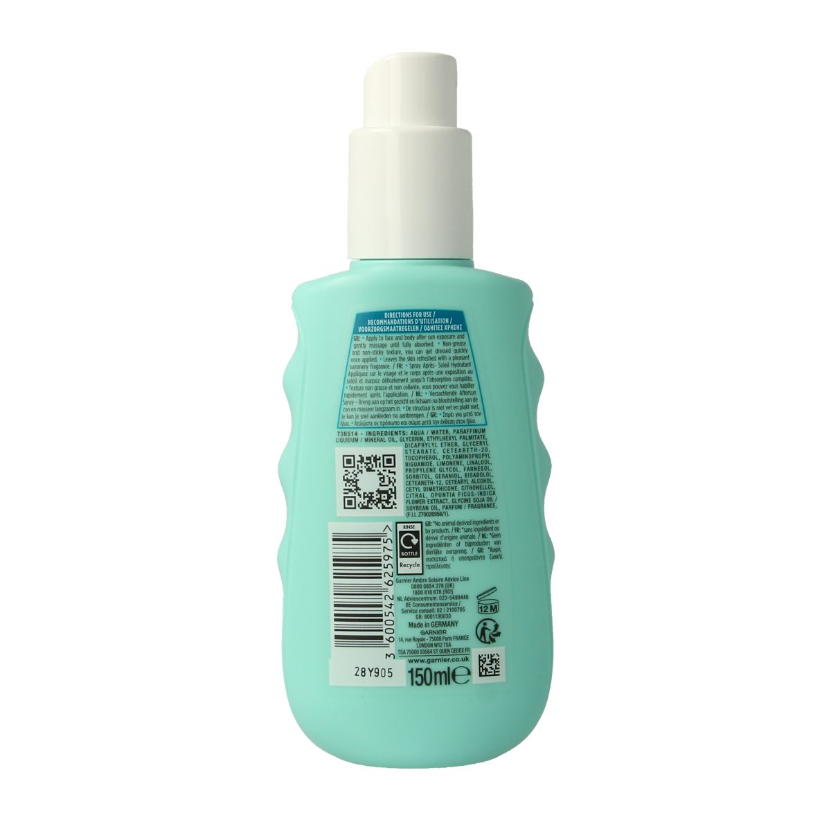 Ambre Solaire Aftersun melk spray 150.00 Milliliter