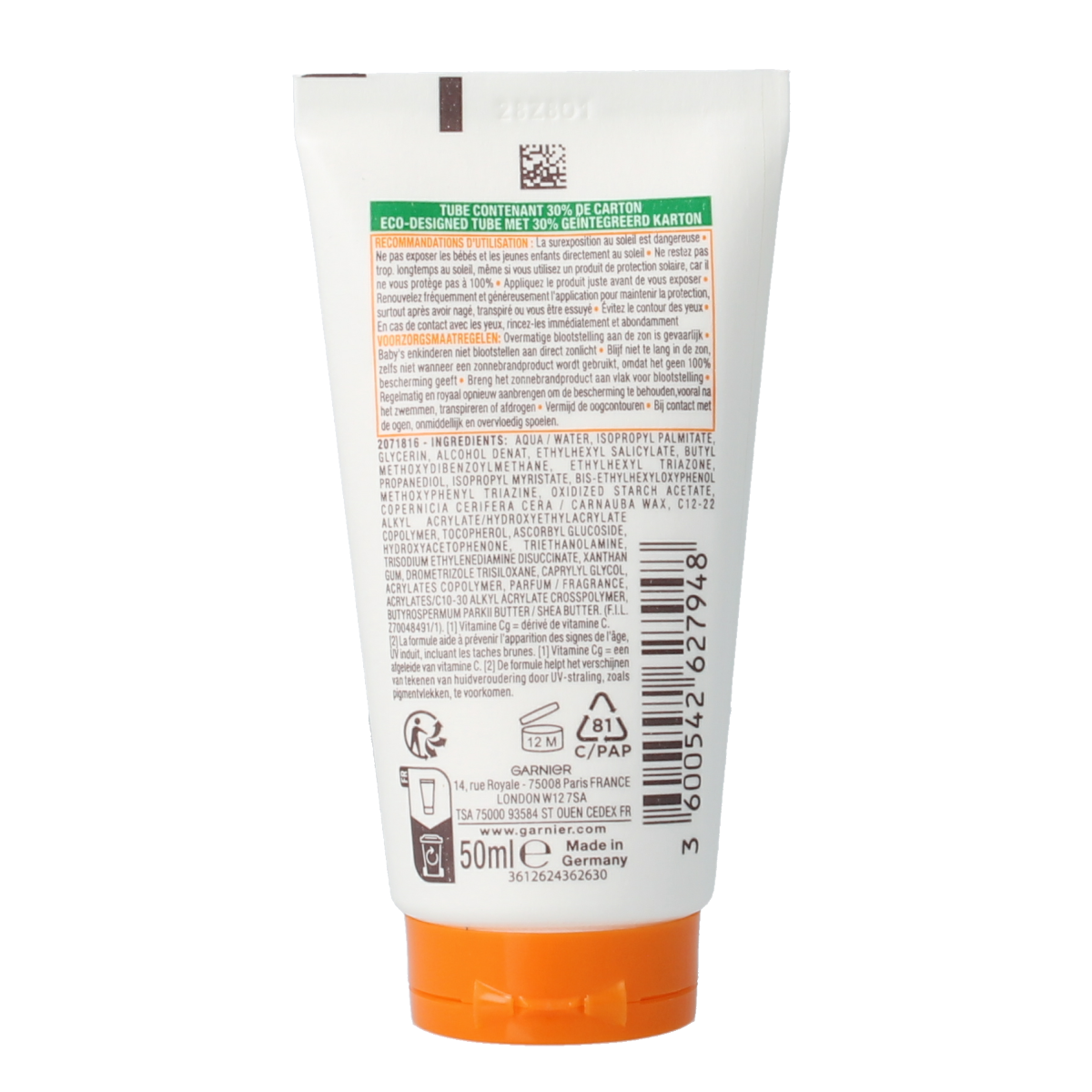Ambre Solaire Hydraterende melk protect SPF30 50.00 Milliliter