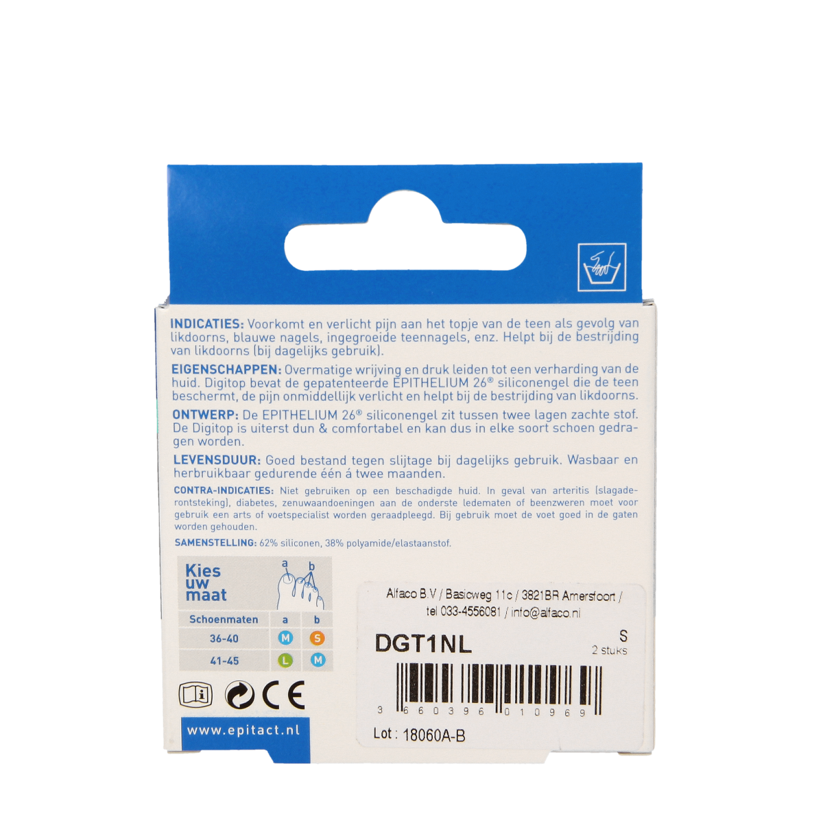 Epitact Digitop nagels en likdoorns S 2.00 Stuks