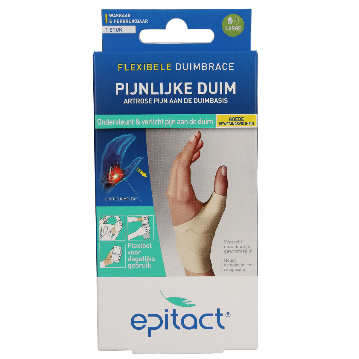 Epitact Duim orthese dag links maat L 1.00 Stuks