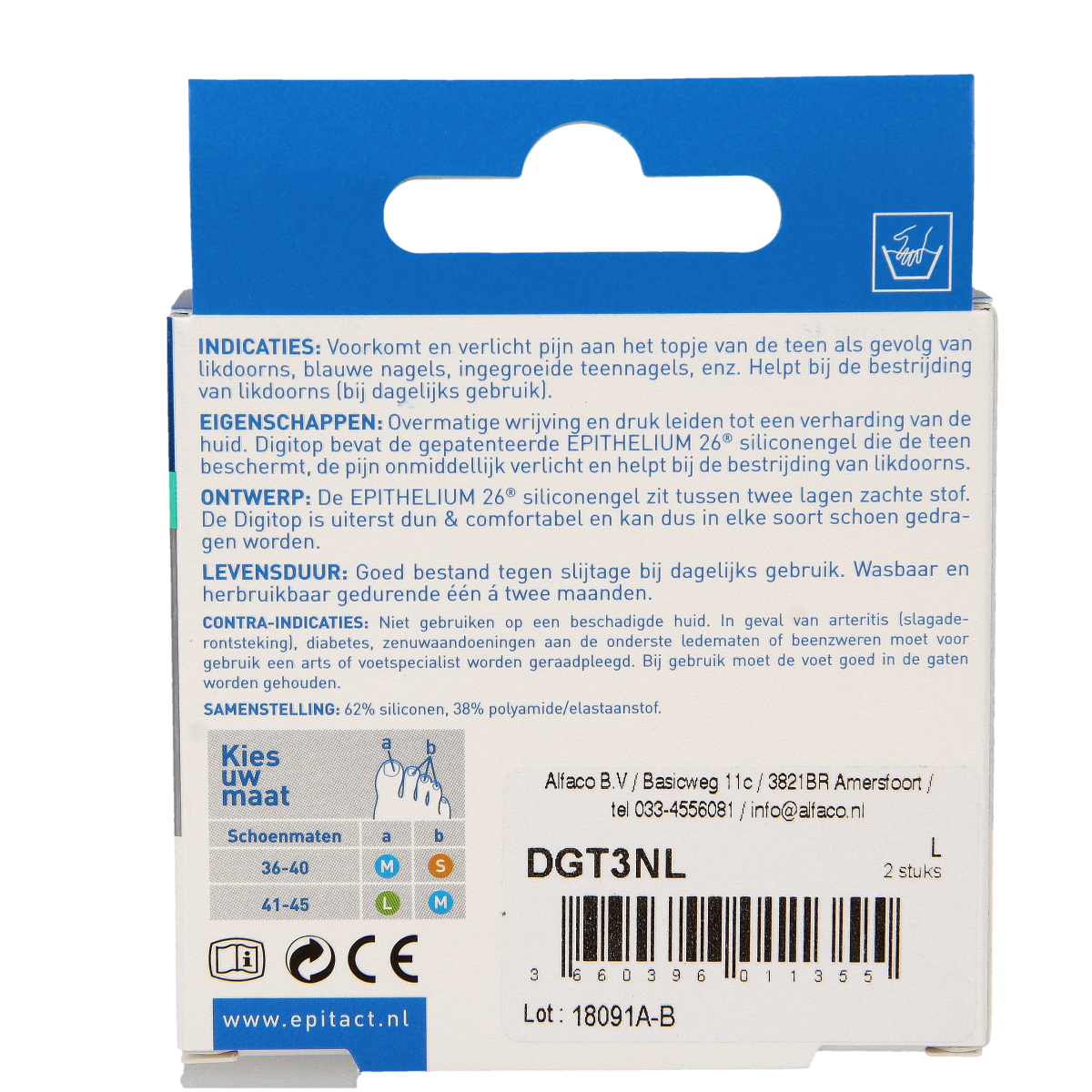 Epitact Digitop nagels en likdoorns L 2.00 Stuks