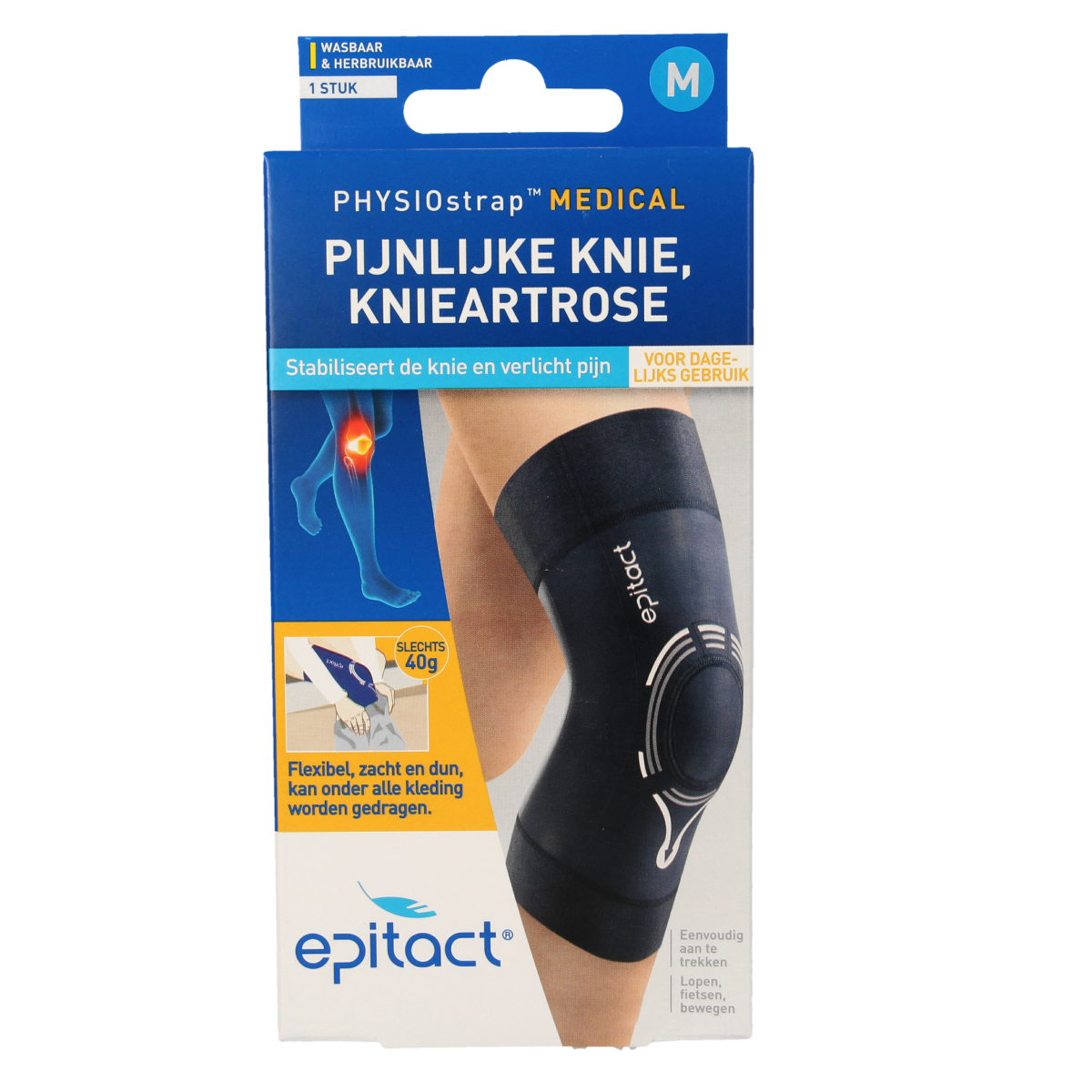 Epitact Knie medical maat M 38-41 1.00 Stuks