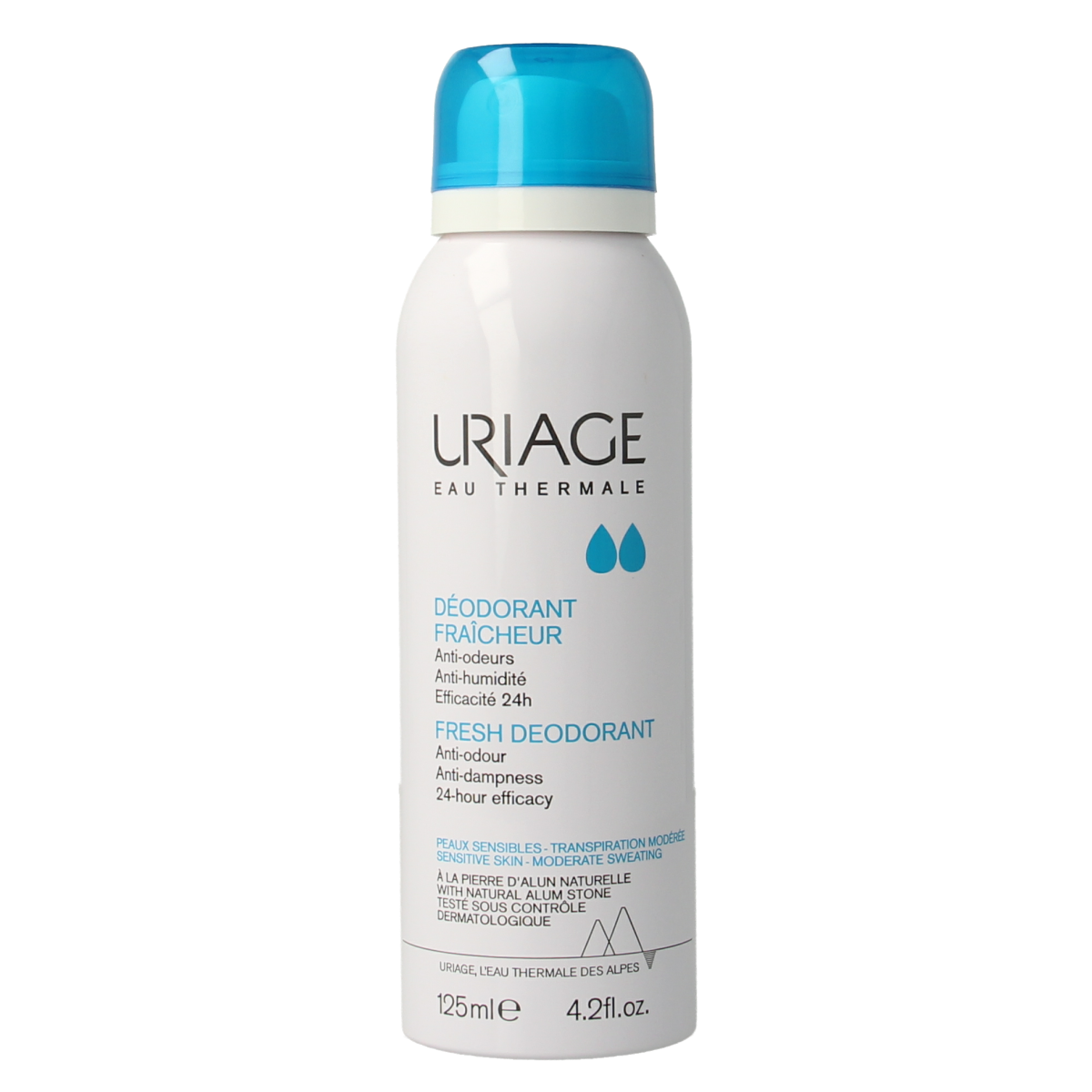 Uriage Thermaal water verfrissende deodorant 125.00 Milliliter