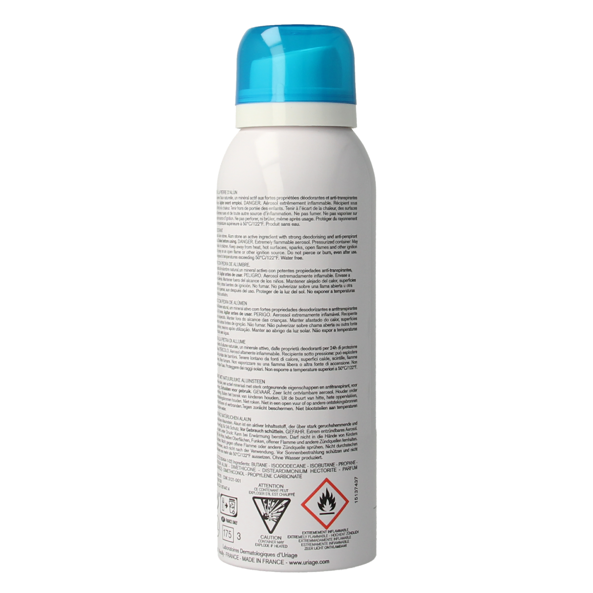 Uriage Thermaal water verfrissende deodorant 125.00 Milliliter