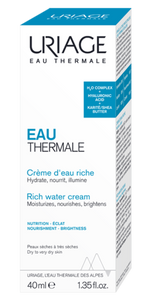 Uriage Mineraal water rijke water creme 40.00 Milliliter