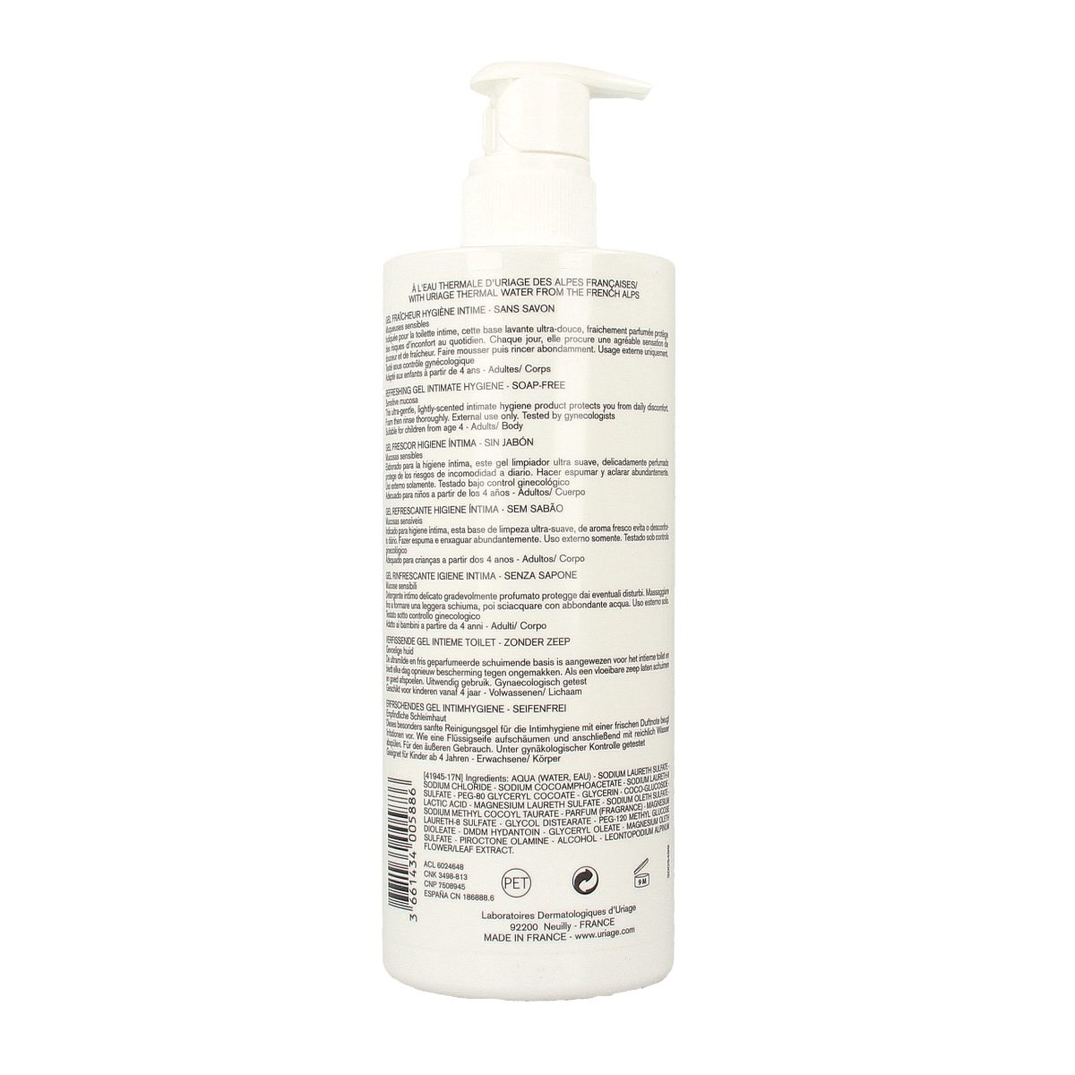 Uriage Gyn-phy 500.00 Milliliter