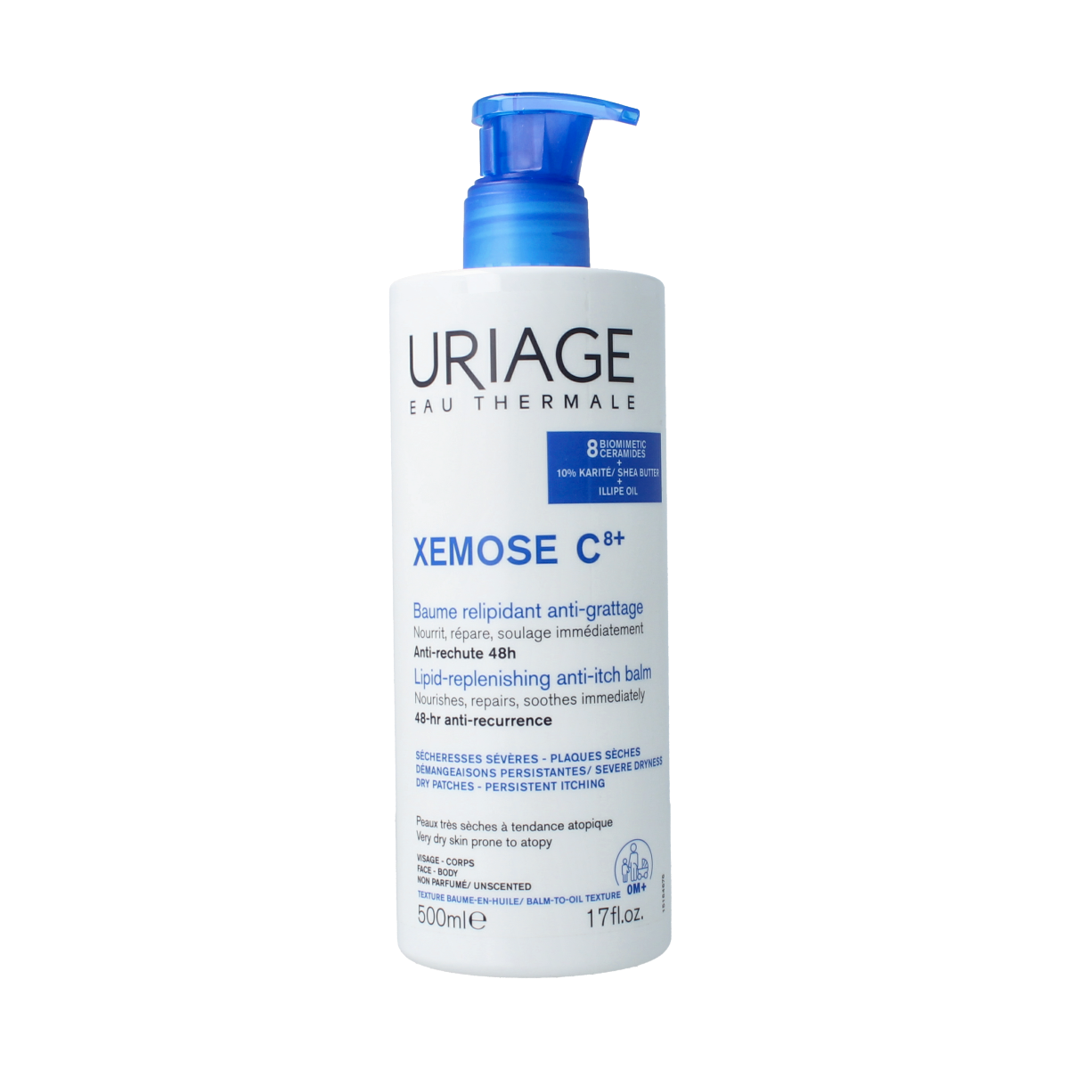 Uriage Xemose baume olea apaisant anti-grattage 500.00 Milliliter