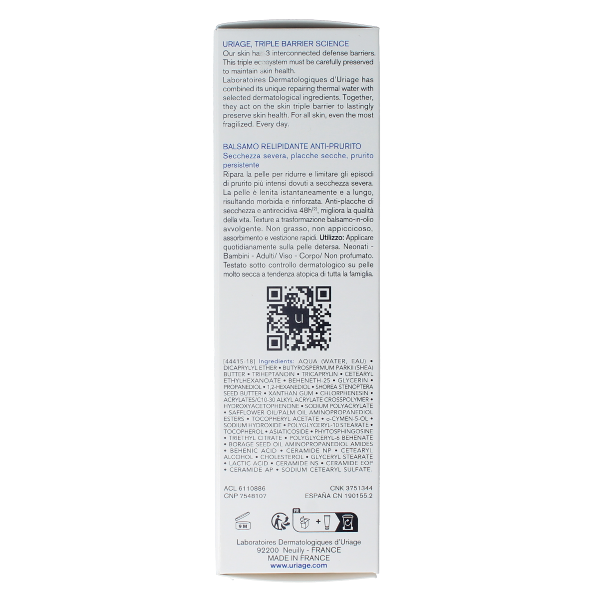Uriage Xemose baume olea apaisant 200.00 Milliliter