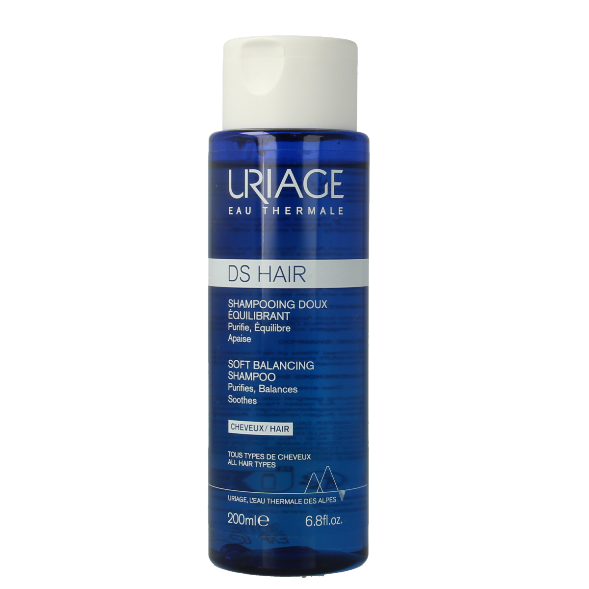Uriage DS milde evenwichtsherstellende shampoo 200.00 Milliliter