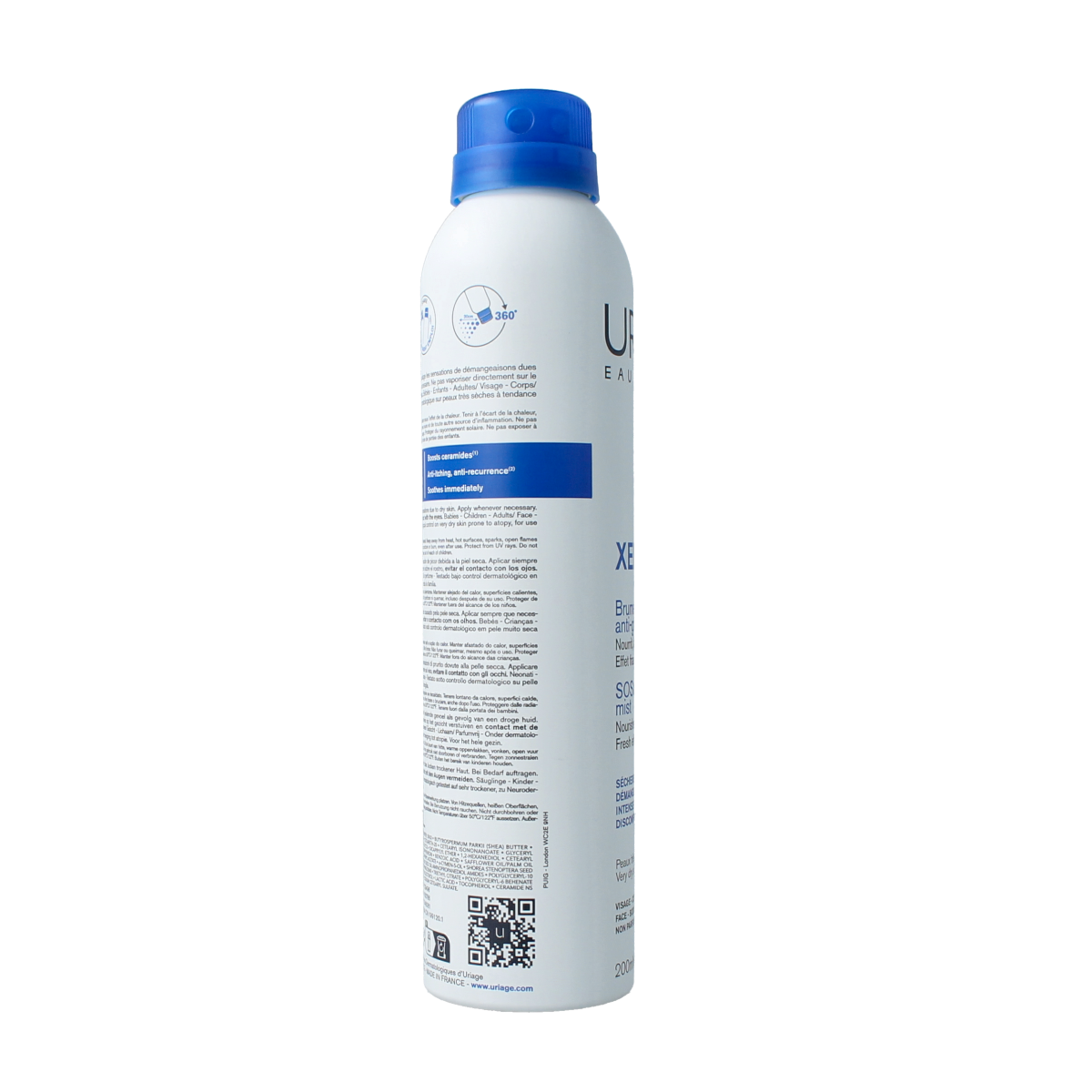 Uriage Xemose SOS nevel tegen krabben 200.00 Milliliter