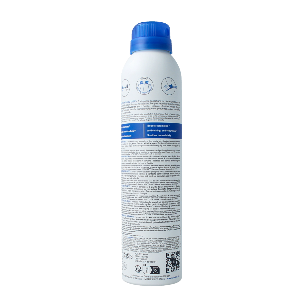 Uriage Xemose SOS nevel tegen krabben 200.00 Milliliter