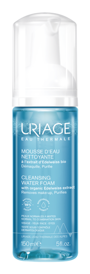 Uriage Thermaal water reinigingswater mousse 150.00 Milliliter