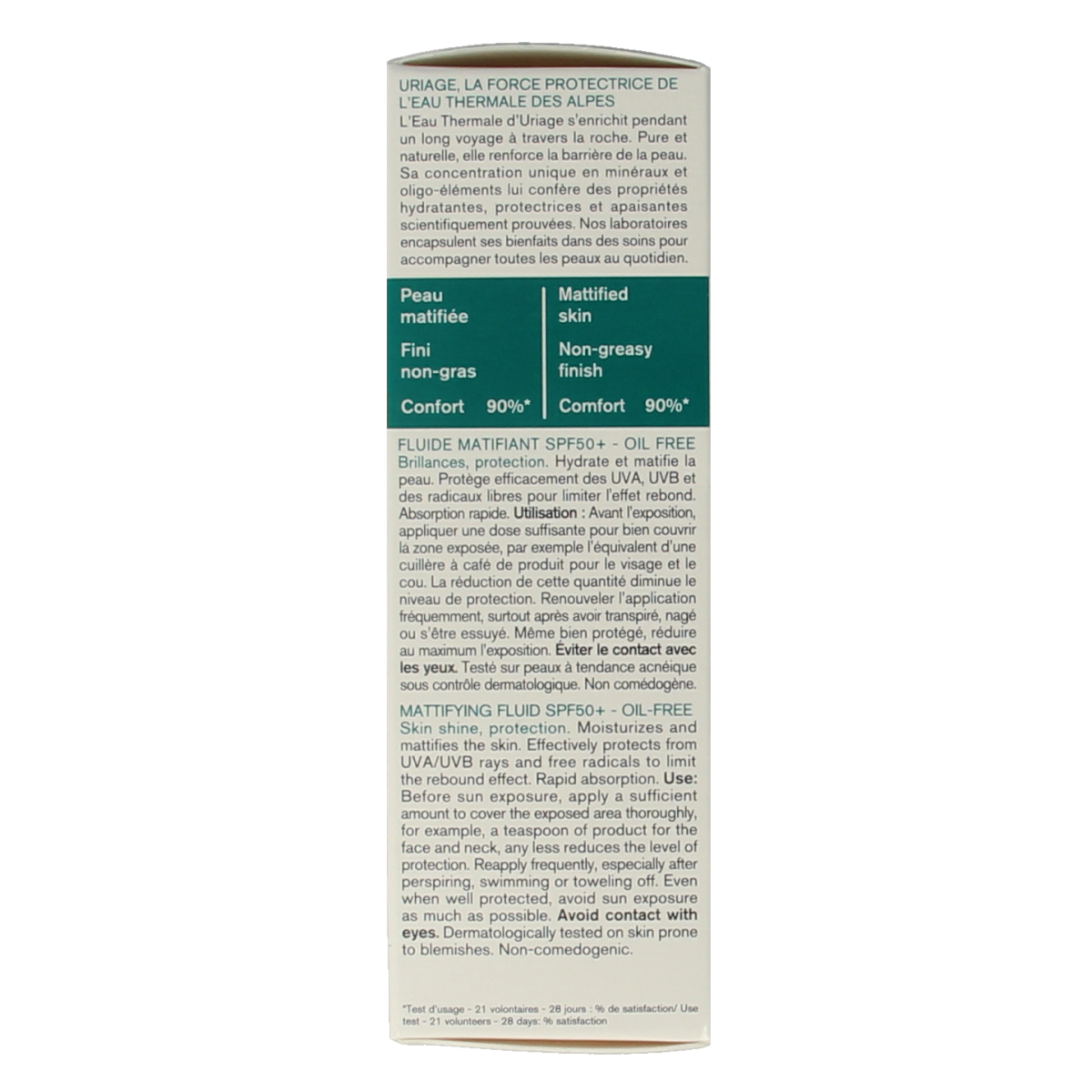 Uriage Hyseac fluide SPF50+ 50.00 Milliliter
