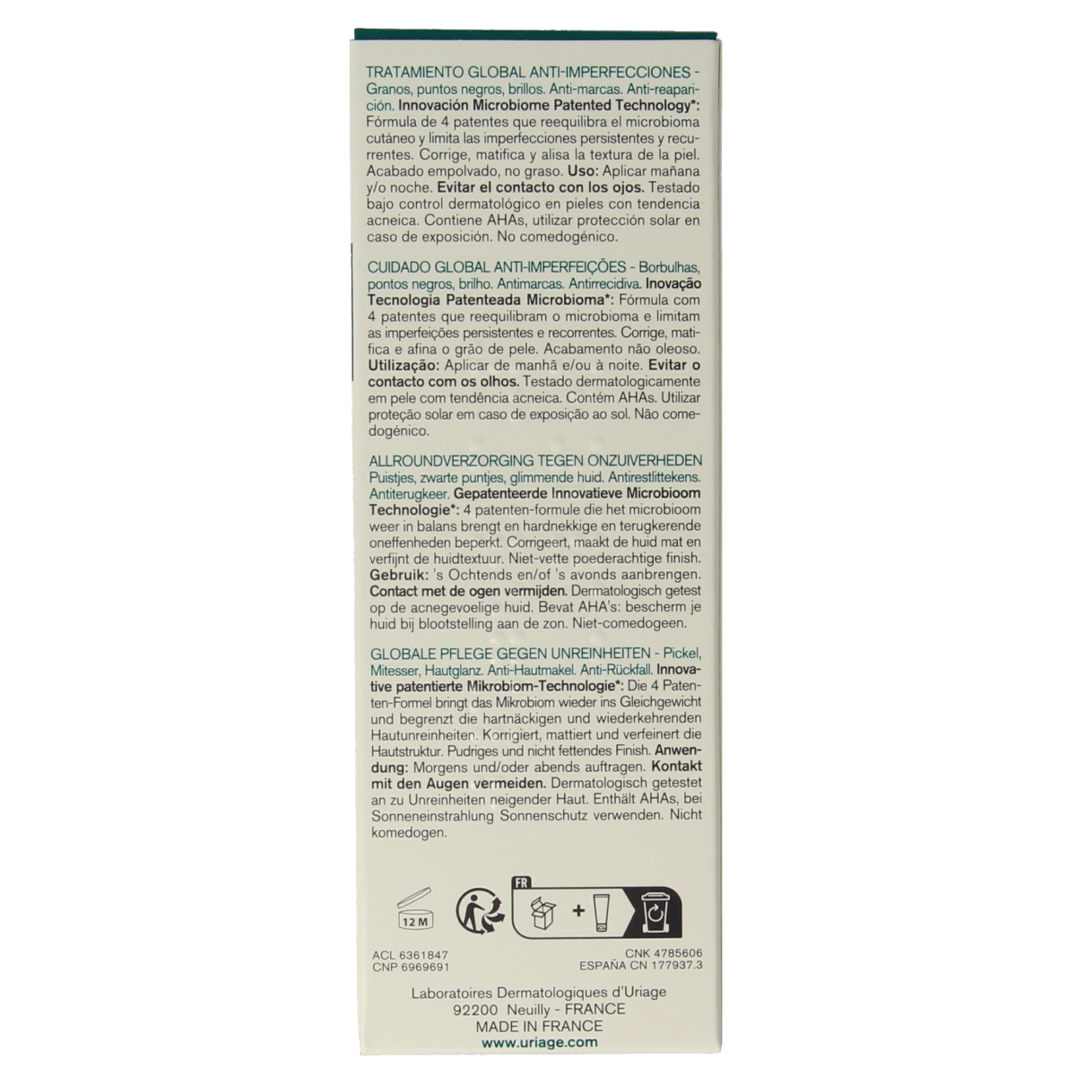 Uriage Hyseac 3-regul+ 40.00 Milliliter